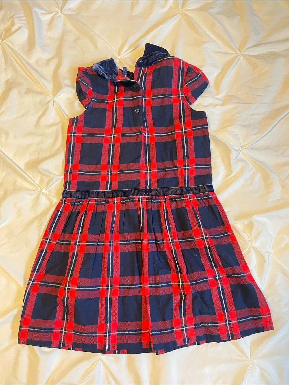 Janie and Jack Plaid Jacquard Dress.